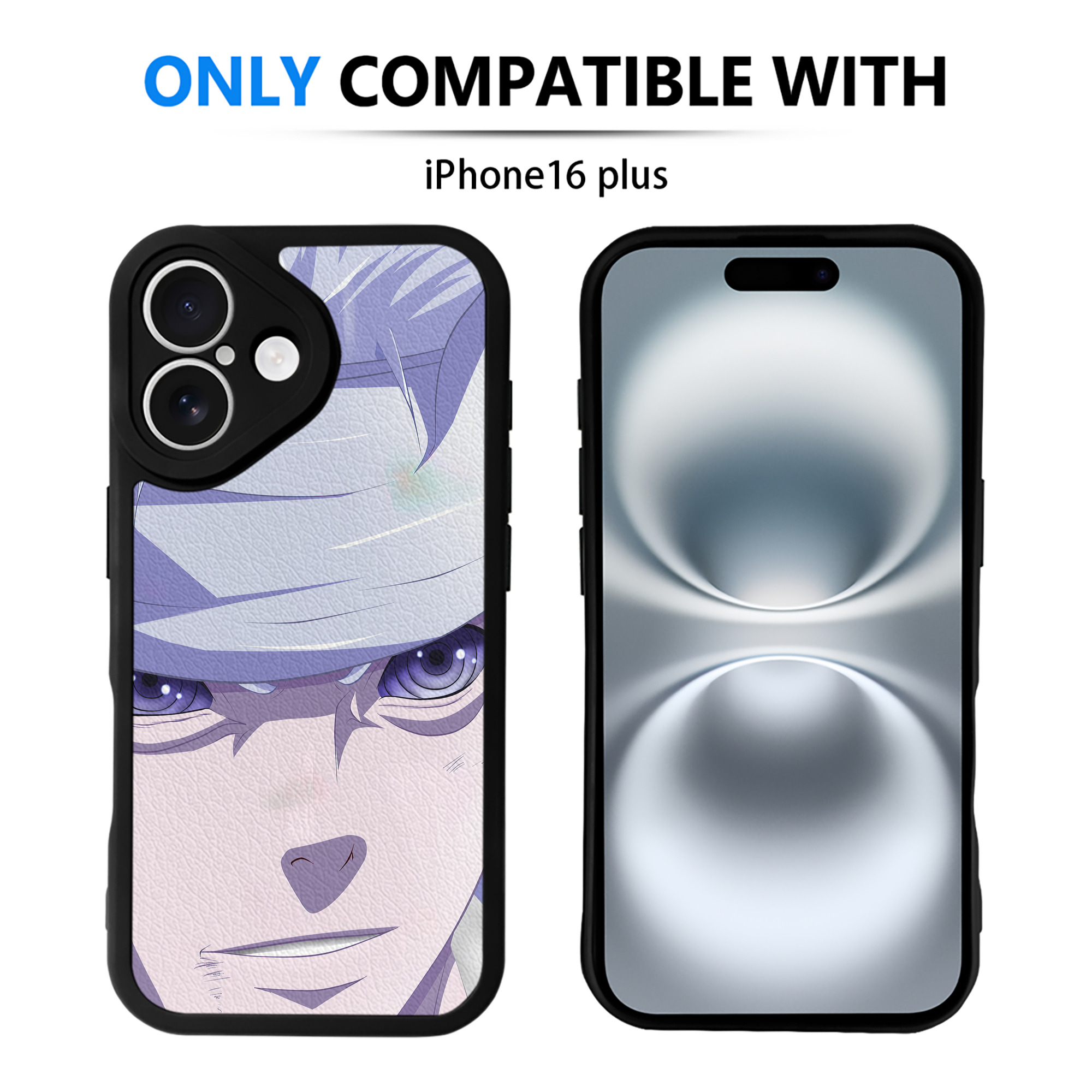 （画像用） NARUTO -ナルト- NARUTO -ナルト- 疾風伝 【iPhone 16シリーズ対応】シリコンスマホケース（レザー調） 材質：シリコン